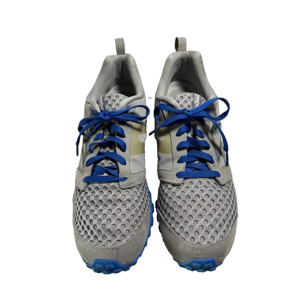 Reebok Men's RealFlex Strength Transition Training Shoes Gray Royal Blue Size 11